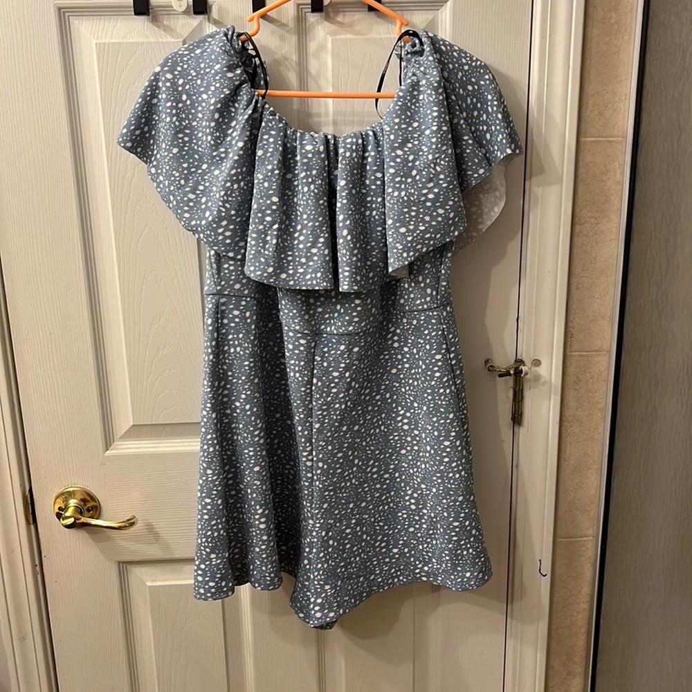 Off shoulder romper